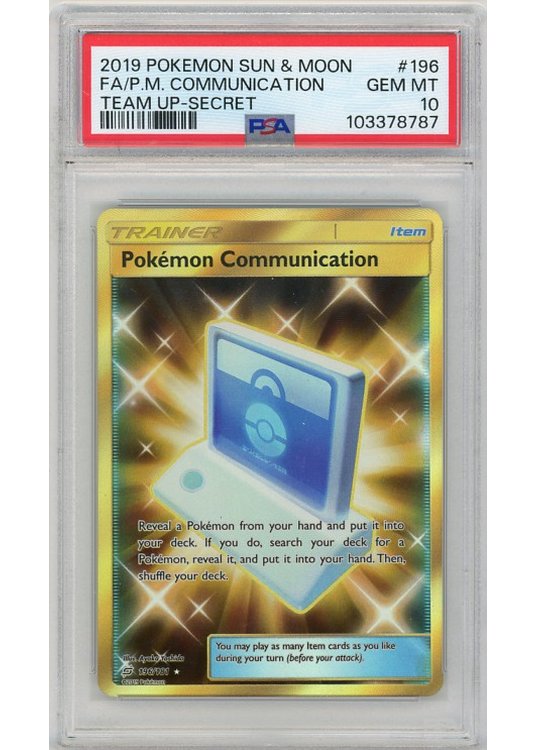 Pokémon Communication 196/181 PSA 10