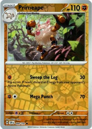 Primeape - 99/191 - Reverse
