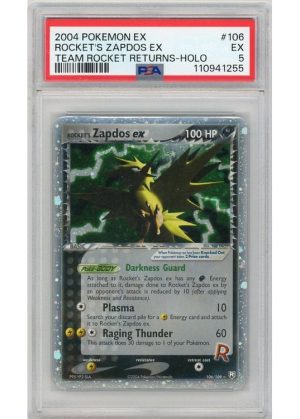 Rocket's Zapdos ex 106/109 PSA 5
