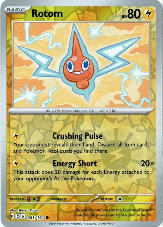 Rotom - 61/191 - Reverse