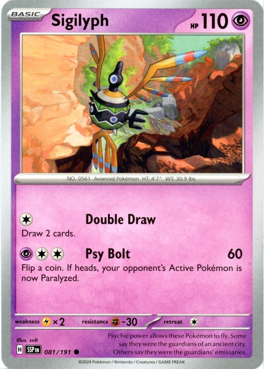 Sigilyph - 81/191