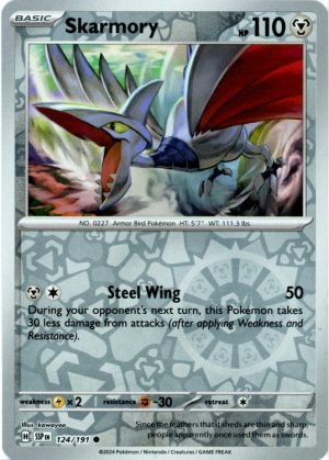 Skarmory - 124/191 - Reverse