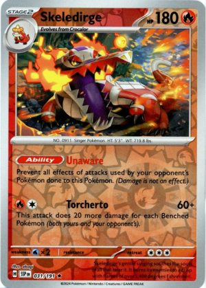 Skeledirge - 31/191 - Reverse