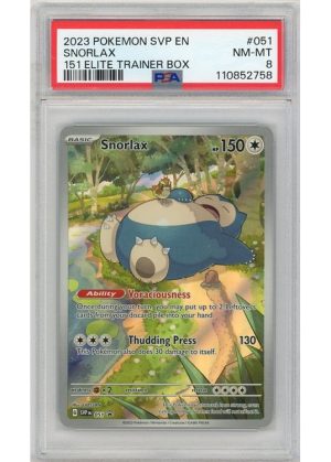 Snorlax SWSH051 PSA 8