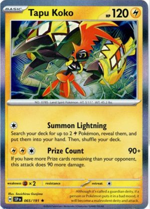 Tapu Koko - 65/191 (Holo)