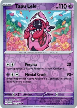 Tapu Lele - 92/191 - Reverse