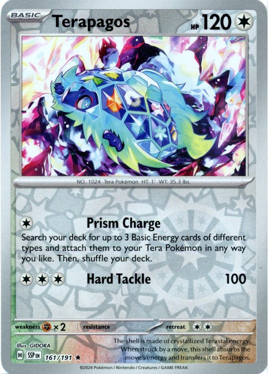 Terapagos - 161/191 - Reverse