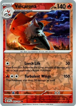 Volcarona - 25/191 - Reverse