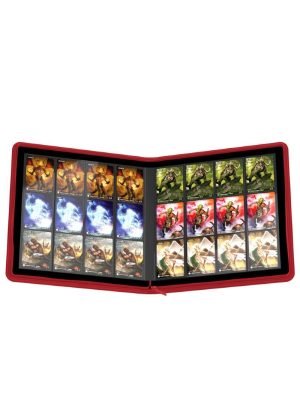 Alternative view of Samlemappe i høj kvalitet: Ultimate Guard 12-pocket ZipFolio XenoSkin - Rød