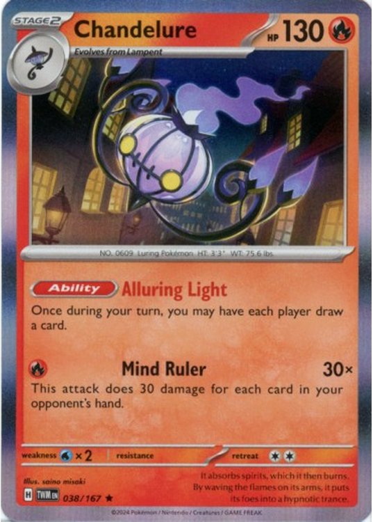 Chandelure - 038/167 (Holo)