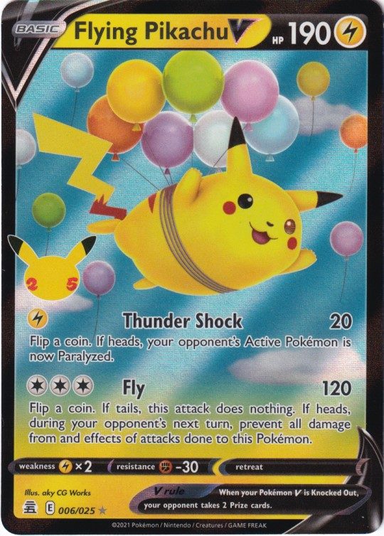 Flying Pikachu V - 006/025