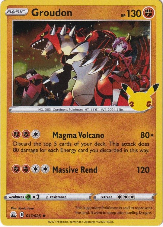 Groudon - 017/025 (Holo)
