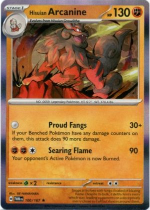 Hisuian Arcanine - 100/167 (Holo)