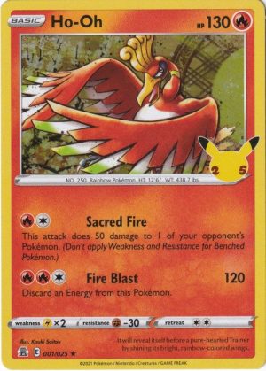 Ho-Oh - 001/025 (Holo)