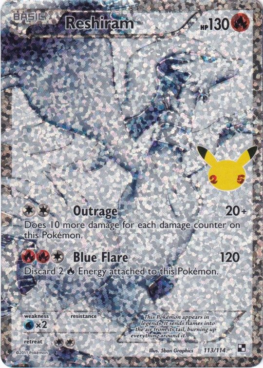 Reshiram - Classic Collection - 113/114
