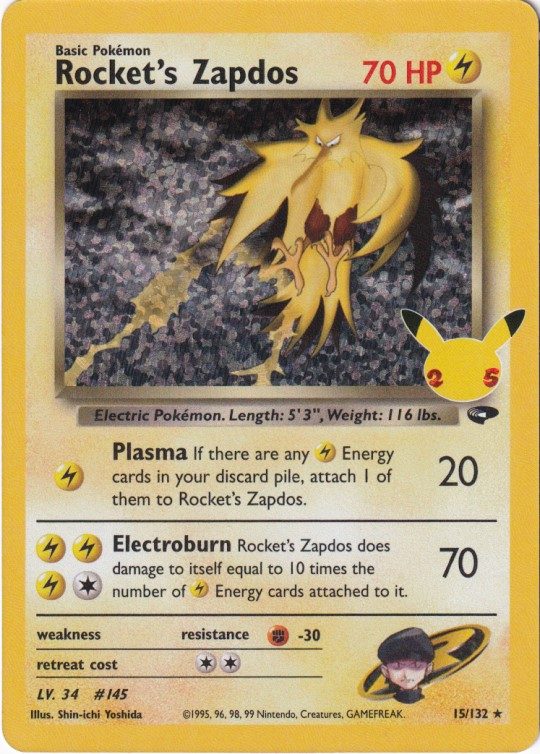 Rocket's Zapdos - Classic Collection - 15/132