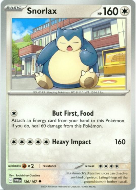 Snorlax - 136/167