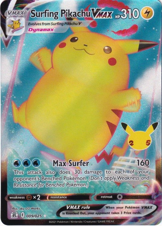 Surfing Pikachu VMAX - 009/025