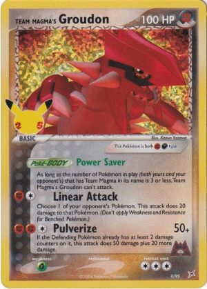 Team Magma's Groudon - Classic Collection - 9/95