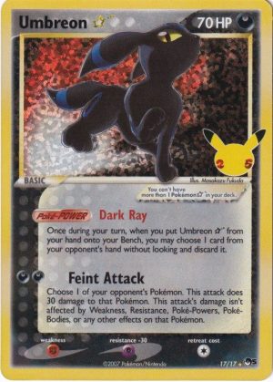 Umbreon Gold Star  - Classic Collection - 17/17