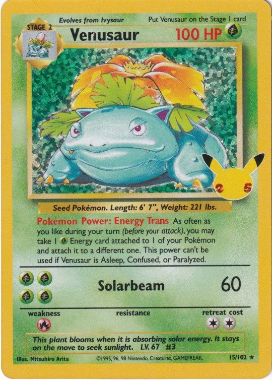 Venusaur - Classic Collection - 15/102