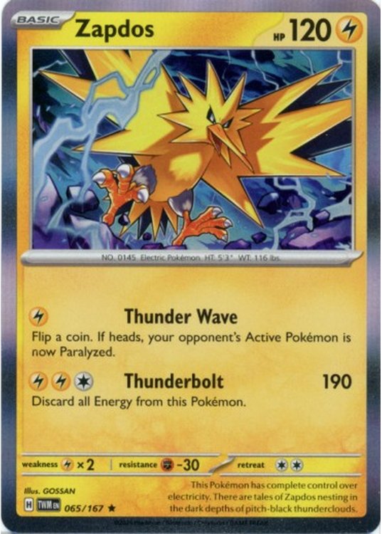 Zapdos - 065/167 (Holo)