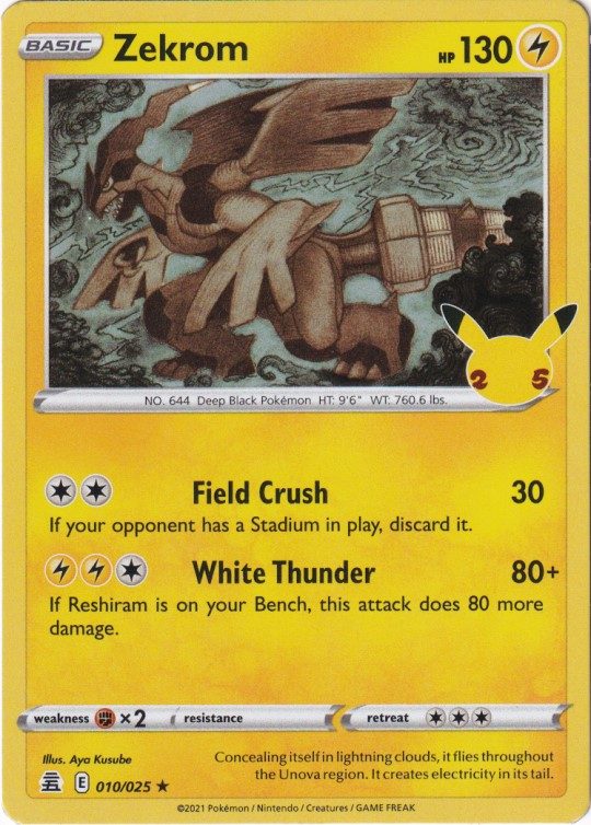 Zekrom - 010/025 (Holo)