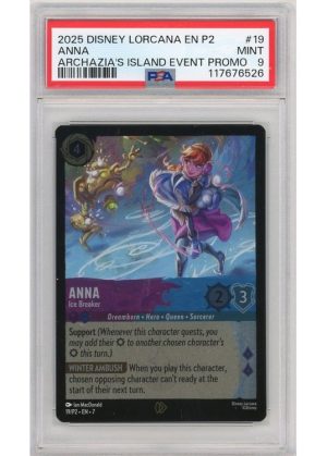 Anna (Event exclusive) (Lorcana) 19/P2 PSA 9