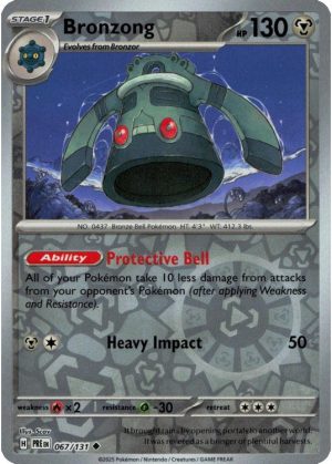 Bronzong - 067/131 - Reverse