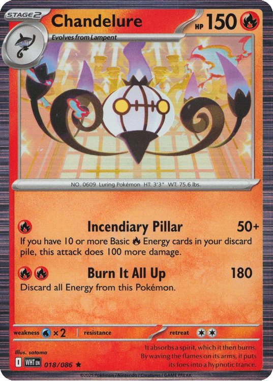 Chandelure - 018/086 (Holo)