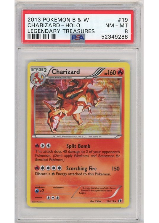 Charizard 19/113 PSA 8