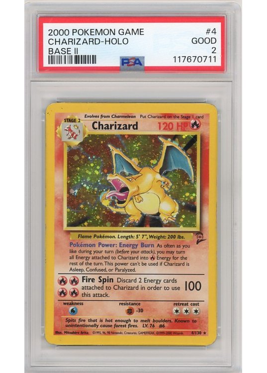 Charizard – 4/130 – PSA 2