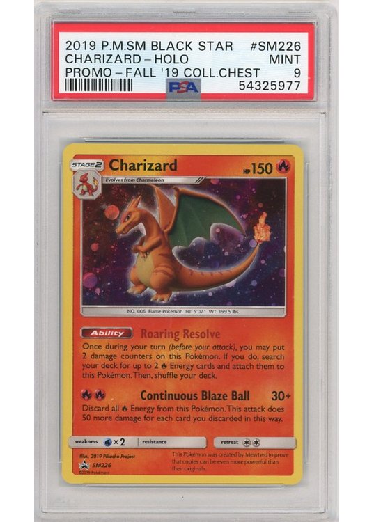 Charizard – SM226 – PSA 9