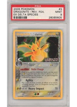 Dragonite &delta; 3/113 Reverse Foil PSA 9