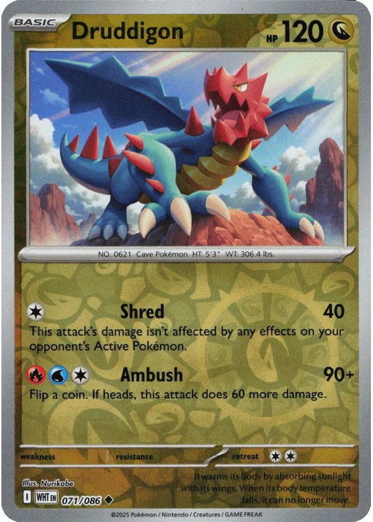 Druddigon – 071/086 – Reverse