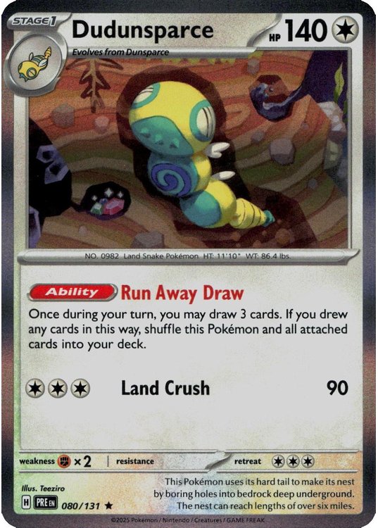 Dudunsparce - 080/131 (Holo)
