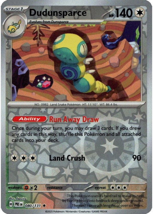 Dudunsparce - 080/131 - Reverse
