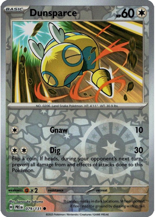Dunsparce - 079/131 - Reverse