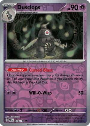 Dusclops - 036/131 - Reverse