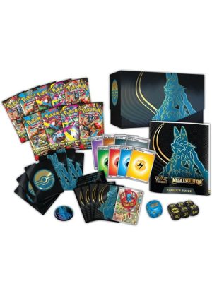 Elite Trainer Box - Lucario - ME01 Mega Evolution - Mega Evolution Elite Trainer Box Lucario indhold