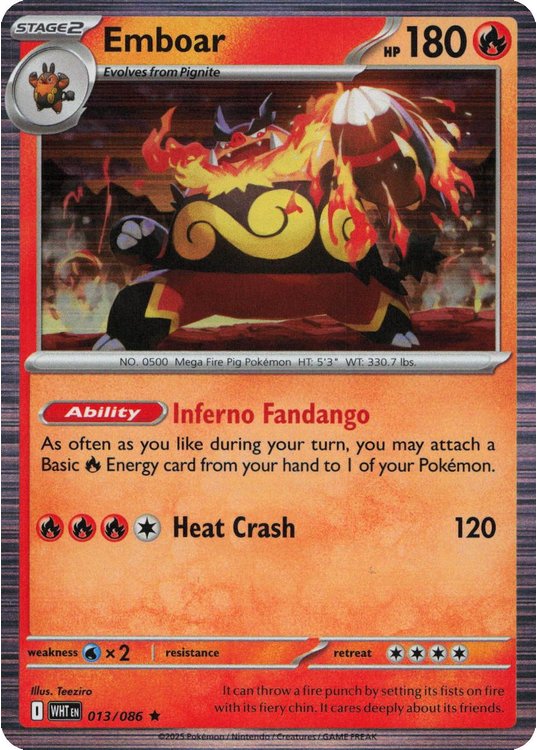 Emboar - 013/086 (Holo)