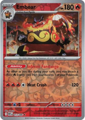 Emboar - 013/086 - Reverse
