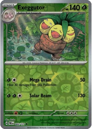 Exeggutor - 002/131 - Reverse