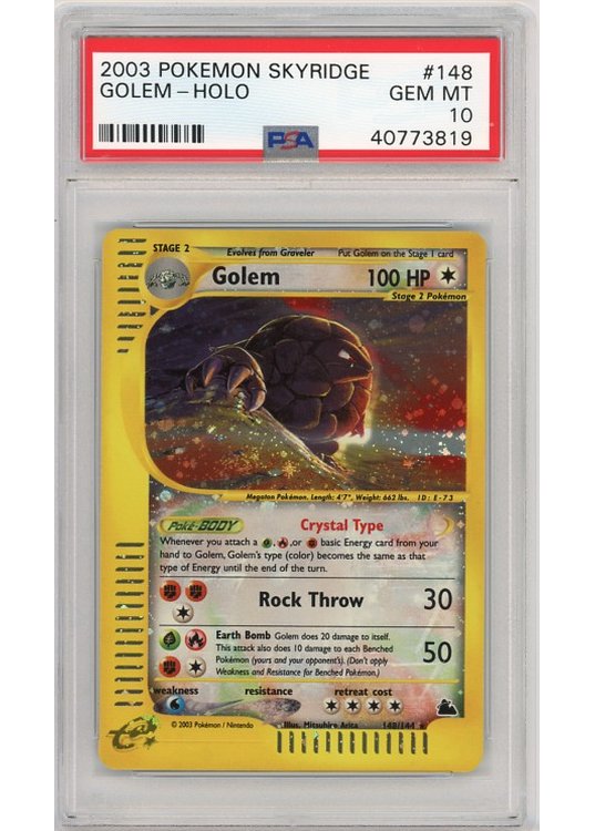 Golem 148/144 PSA 10