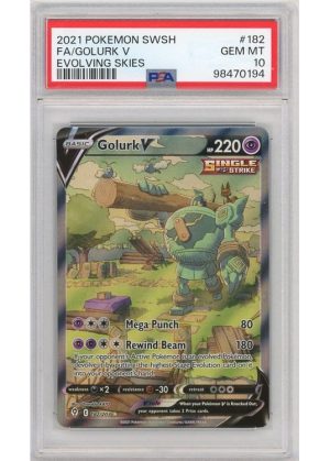 Golurk V 182/203 PSA 10