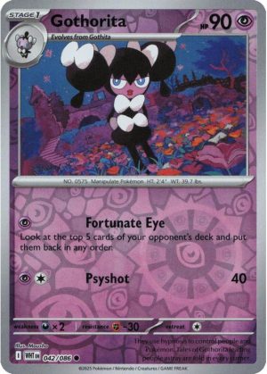 Gothorita - 042/086 - Reverse
