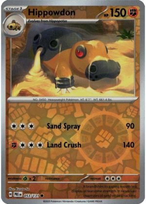 Hippowdon - 053/131 - Reverse