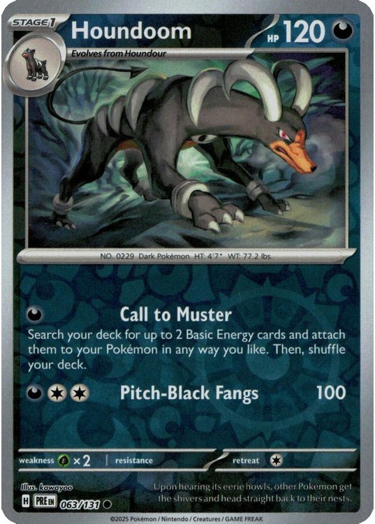 Houndoom - 063/131 - Reverse
