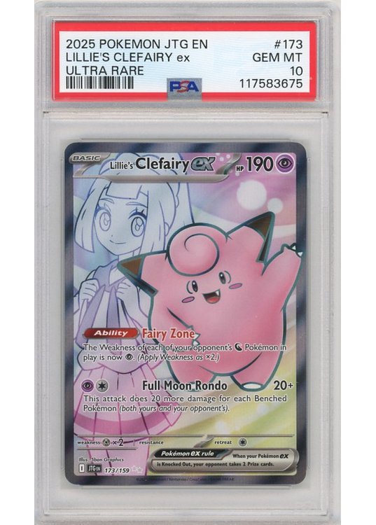 Lillie´s Clefairy ex 173/159 PSA 10