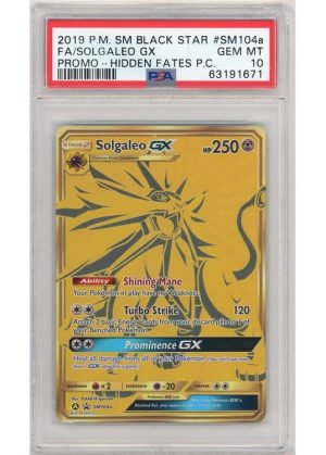 Lunala GX Alternate Art SM104a PSA 10